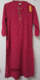 Blouse 6201821 Pink Cotton Long Kurti Size Small
