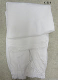 Palazzo 6651914 Solid White Medium Size Women Straight Pajama Pants