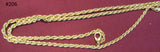 Chain 206 Silver Golden Replacement Chain Pendant Jewelry