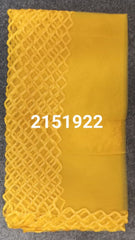 Dupatta 2151922 Solid Yellow Net Gold Detail Dupatta Chunni Shawl