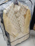 Men's 4581617 Waistcoat Kurta Pajama Set Size Small Medium Large