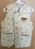 Men's 4581617 Waistcoat Kurta Pajama Set Size Small Medium Large
