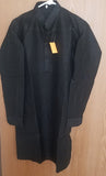 Men's 4581609 Black  Blue Kurta Pajama Set Size S M L