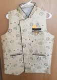 Men's 4581617 Waistcoat Kurta Pajama Set Size Small Medium Large