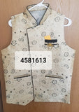 Men's 4581617 Waistcoat Kurta Pajama Set Size Small Medium Large