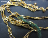 Chain 5660 Golden Replacement Chain Pendant Jewelry