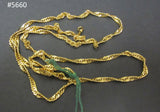 Chain 5660 Golden Replacement Chain Pendant Jewelry