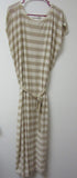 Gown 6341695 White Beige Jersey Gown Large Size