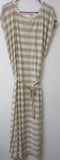 Gown 6341695 White Beige Jersey Gown Large Size