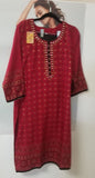 Suit 6381903 Maroon Rayon Salwar Kameez Dupatta 3 Pieces XL44 Size Suit