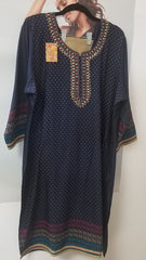 Suit 6381907 Blue Rayon Salwar Kameez Dupatta 3 Pieces XL50 Size Suit