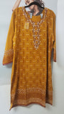 Suit 6381909 Mustard Rayon Salwar Kameez Dupatta 3 Pieces XL50 Size Suit