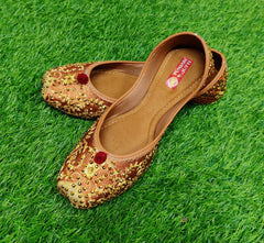 Mojari 7081363 Indian Women Jooti Mojari Ballet Flat Saleem Shahi Shoe Khussa