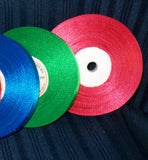 Trim 1038 Red Blue Green Silk Ribbon Lace Trim Trims