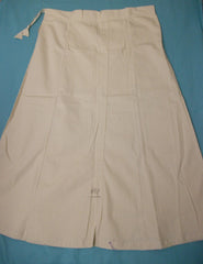 Petticoat 1088 Beige Cotton Meher Underskirt Inskirt Shieno Sarees