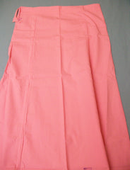 Petticoat 1093 Pink Cotton Meher Underskirt Shieno Sarees
