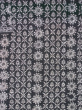 Blouse 012 Cotton Black Hand Embroidered Kurti Small Size Shieno