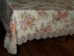 Table Cloth Golden 8 Chairs