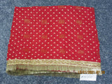 Mata Chunni 1411243 Red Mata Dupatta Indian Pooja Ghar Shieno Sarees