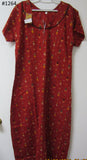 Maxi 6341264 Gown Kaftan Jalabiya Nighty Comfort Sleep Wear Large Size Shieno