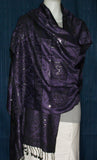 Stole 1388 Shawl Wrap Purple Shieno Sarees