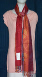 Shawl 1389 Red Winter Wear Wrap Shawl Shieno Sarees