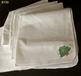 Napkin 139 Table Napkins Cotton Applique Detail Home Linen