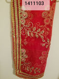 Mata Chunni 1411103 Red Mata Dupatta Indian Pooja Ghar Shieno Sarees