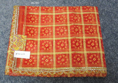 Mata Chunni 1411246 Red Mata Dupatta Indian Pooja Ghar Shieno Sarees