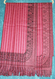 Shawl 1428 Maroon Purple Wrap Synthetic Woolen Shieno Sarees