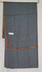 Shawl 1452 Wool Blend Gray Shawl Wrap