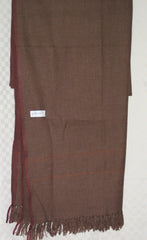 Shawl 1454 Brown Winter Wear Wrap Shawl Shieno Sarees