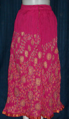 Skirt Fuchsia Cotton