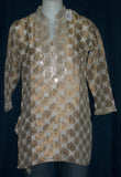 Kurti Kurta White Jamawar