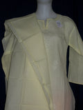 Suit 1480 Yellow Polycotton M 3/4 Sleeve Salwar Kameez Dupatta Shieno