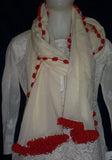 Scarf 1619 Cotton Stole Shawl Unbleached Dupatta