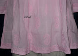 Blouse 1629 Pink Cotton Tunic Top Kurti Shieno Sarees
