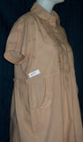 Blouse 1645 Beige Cotton Tunic Top Kurti Medium Size Shieno Sarees