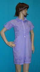 Blouse 1647 Purple Cotton Tunic Top Kurti Large Size Shieno Sarees