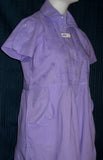 Blouse 1646 Purple Cotton Embroidered M Flair Kurti Blouse Shieno