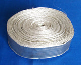 Trim 2402 Silver Gota Ribbon Lace Trim Shieno Sarees