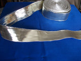 Trim 2420 Silver Gota Ribbon Lace Trim Shieno Sarees