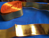 Trim 2413 Golden Gota Ribbon Lace Trim Shieno Sarees