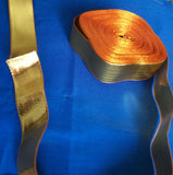 Trim 2408 Golden Gota Ribbon Lace Trims Shieno Sarees