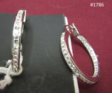 Earrings 3051786 Silver CZ Bali Earrings