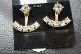Earrings 3051787 Golden Anchor CZ Earrings