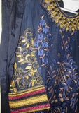 Suit 6381789 Blue Chiffon Georgette Embroidered Salwar Kameez Dupatta Small Size Suit