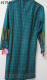 Blouse 6231794 Green Color Cotton Printed Mirror detail Small Size Kurti
