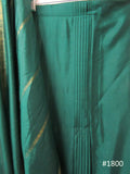 Saree 5621800 Green Silk Banarsi Pre-Stitched Pleated Ready