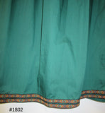 Skirt 6921802 Solid Green Large Size Women Skirt